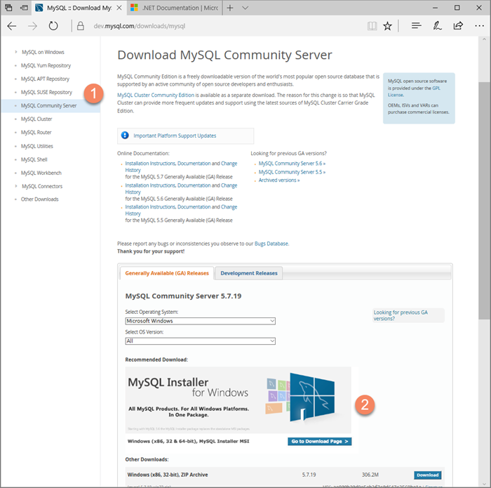 MySQL Community Download